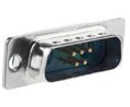 FM 7 Way Panel Mount D-sub Connector Plug